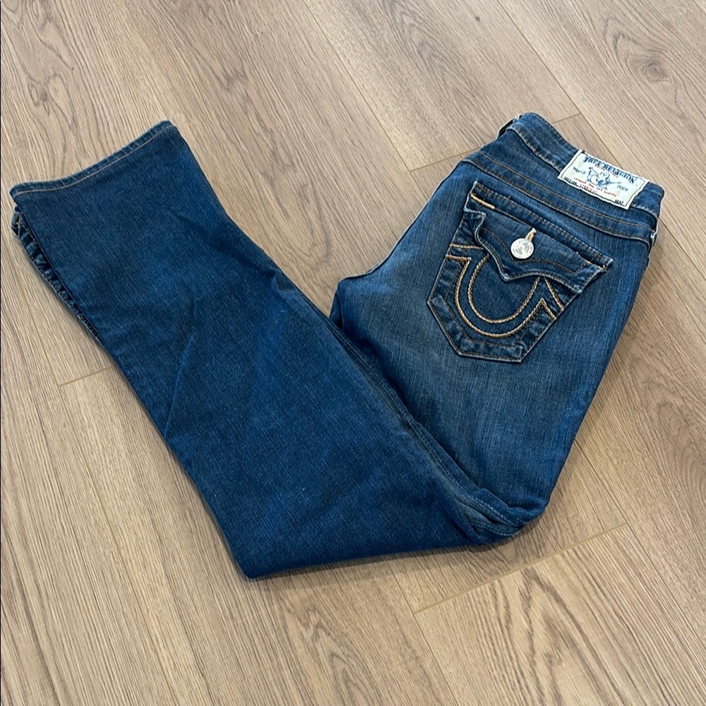 True Religion Women's Dark Blue Skinny Jeans